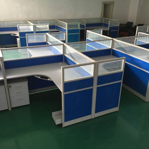 深圳办公场所简约办公屏风桌椅办公家具批发定制